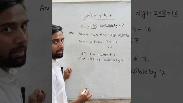 Divisibility rule of 7|Divisibility by 7|Short Trick|