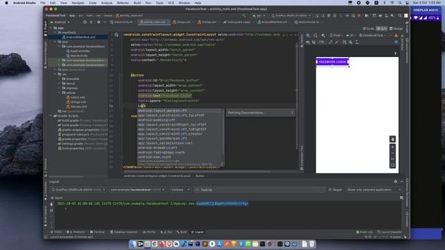 Integrate facebook login into android application example, Using Facebook SDK Part-1 смотреть онлайн