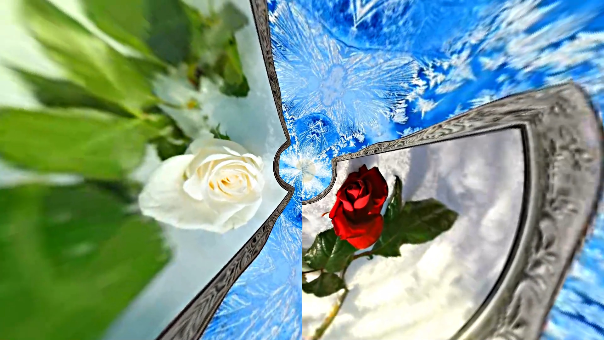 Картины Розы на Снегу в Ледяной Галерее 2 от Киностудии Мудрого Кота Тимофея!
