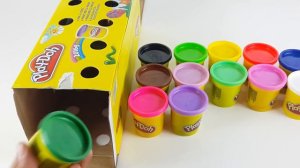 Play Doh Colour Learning Funny Opening & Unboxing 24 Multi Color Play Doh