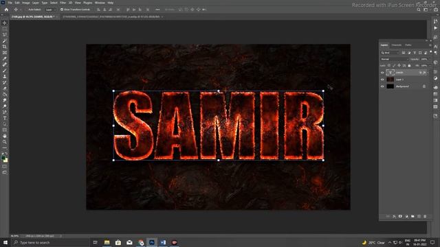 fire text effect editing free download psd file  | Photoshop tutorial | Pixellab | Picsart смотреть онлайн