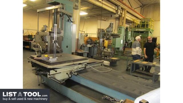 TOS VARNSDORF W9A Horizontal Table Type Boring Mill смотреть онлайн
