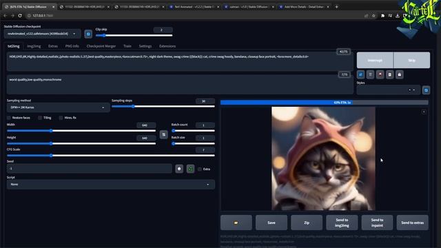 ДИКИЕ АРТЫ в STABLE DIFFUSION смотреть онлайн