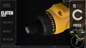 Dewalt DCF680G2 7 2V Γυροσκοπικό Κατσαβίδι