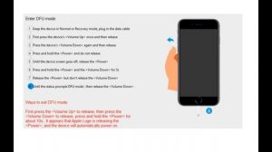 How to put your apple device in DFU MODE between iPhone 8 to 13 pro max