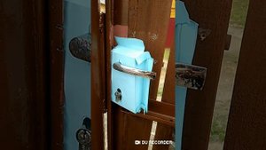Замок на калитку с крышкой своими руками