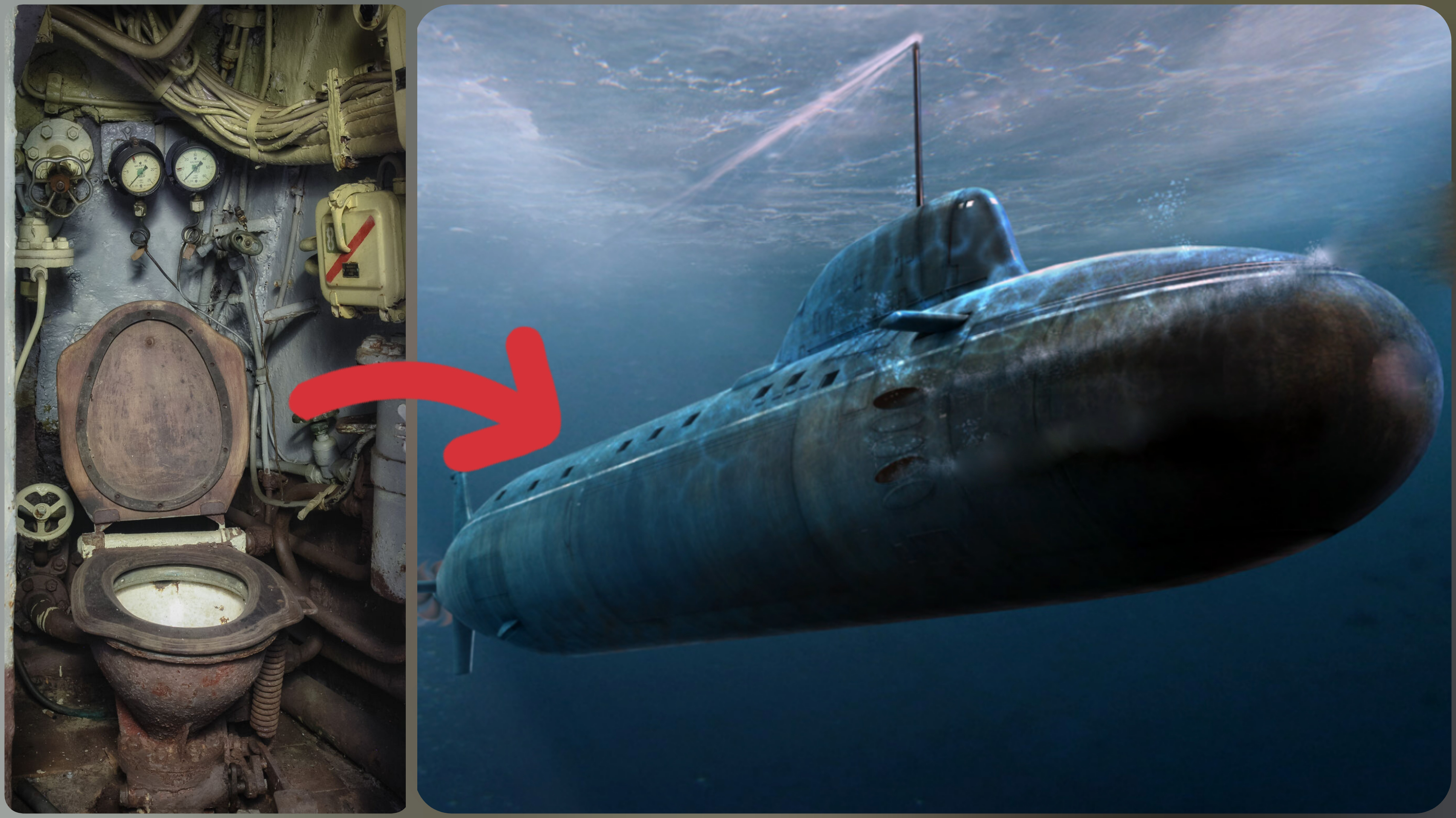 Туалет на подводной лодке. смотреть онлайн