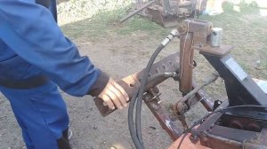 передний адаптер из мотоблока с гидравликой