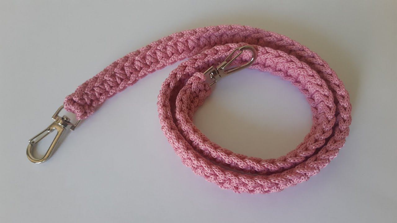 Ручка для сумки крючком. Crochet Bag Handle.