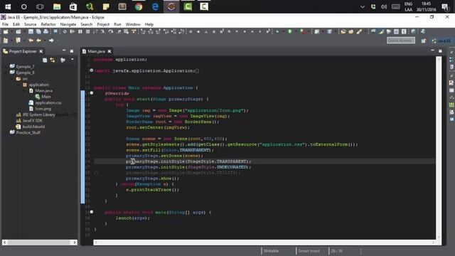 Tutorial Java FX #8 - StageStyle (en español) смотреть онлайн