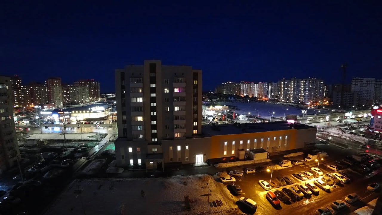 Вечерний Оренбург (ул. Салмышская) - таймлапс / Evening Orenburg (Salmyshskaya St.) – Timelapse