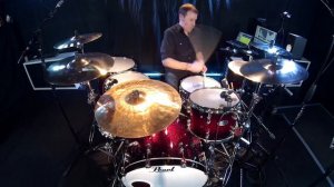 Robert Farrell Band "Mad Dog Guitar" - Andrew Lamarche Drum Video on Pearl Reference Pure Drums