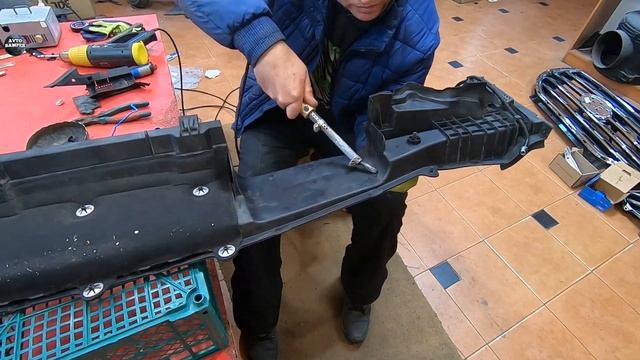 Панель ЖАБО под лобовое стекло! Пайка ремонт смотреть онлайн