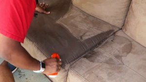 WAIT until you see the results! It looks BRAND NEW! Deep cleaning our FILTHY Microfiber couch