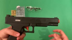 Unboxing Water Crystal Paintball Soft Bullet Gun.