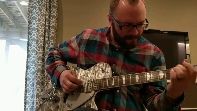 Gretch with Megatrons straight into 76 fender vibro champ смотреть онлайн