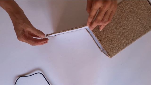 Своими руками. Декор картонной коробки.Джут, мешковина.DIY Decor cardboard box. Jute, burlap смотреть онлайн