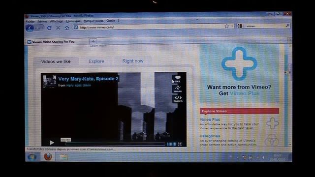 Asus EeePC 1008P KR : Surf et Video en streaming