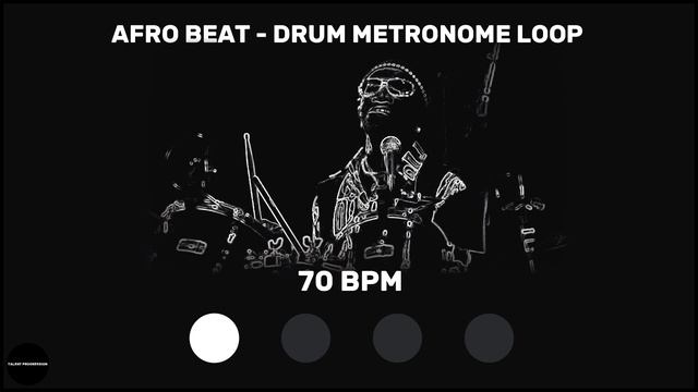 Afro Beat | Drum Metronome Loop | 70 BPM смотреть онлайн