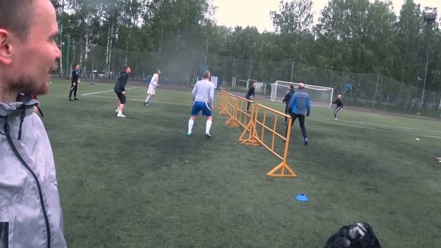 ВОССТАНОВИТЕЛЬНАЯ ТРЕНИРОВКА / Играем в футбольный теннис/ Влог 12 смотреть онлайн