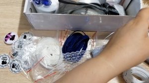 Распаковка посылочки из группы в одноклассниках "Канзаши Ленточная радуга для рукодельниц."