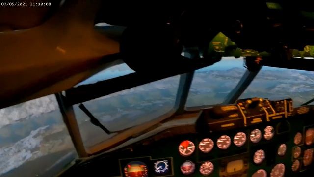 Авиасимулятор ТУ-154б. Перелет Эрста-Волда, Олесунн в Норвегии.