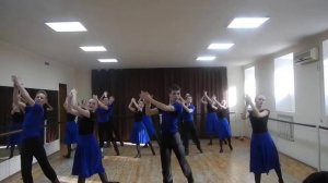 Народно-сценический танец, поклон в испанском характере