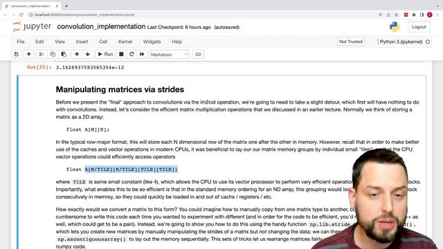 Lecture 14 - Implementing Convolutions смотреть онлайн
