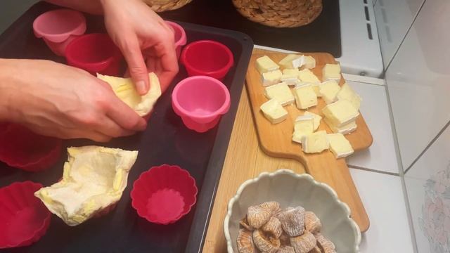 Быстрые хрустящие СЛОЁНЫЕ КОРЗИНОЧКИ с Ветчиной и Сыром быстро и вкусно!❄️???⛄️