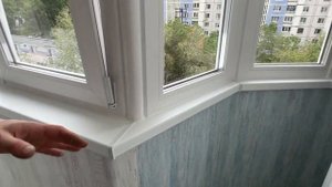Внутренняя отделка лоджии 90-ой серии в панельном доме. Эркерная  лоджия "Бочка".
