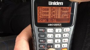 Uniden Ubc125xlt 3-3 Close call demo and explanation