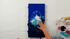 Acrylic Pouring - Brilliant Blue & Double Split Painting (The DETAILS?!)