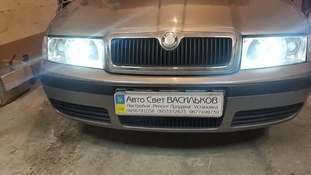 180 Skoda Octavia Часть 2 , линзы , ксенон , глаза смотреть онлайн