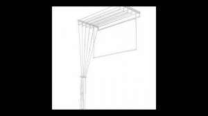 Сушилка для белья Лиана-Люкс, 1,2 м, в пленке