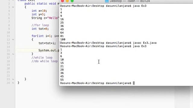 BIT Sem 2 Java Loops смотреть онлайн