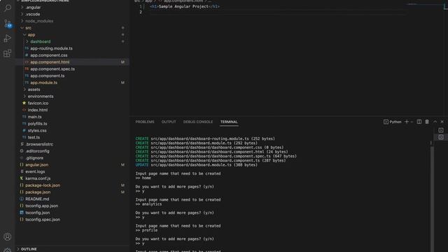 How to create a basic angular dashboard using ASK jennie