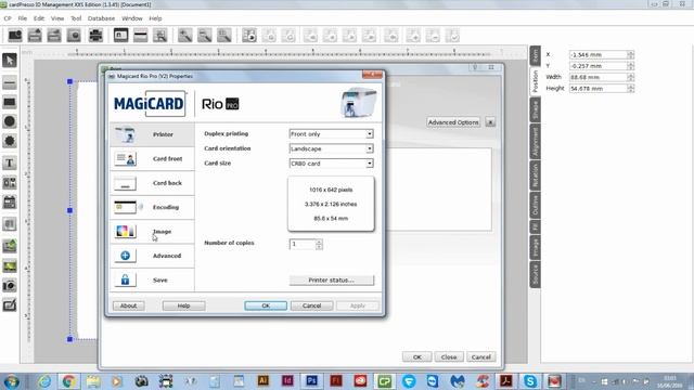 Printing on Transparent PVC Card by Gold and Black ribbon - supress смотреть онлайн