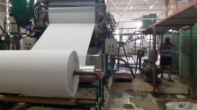 Оборудование для переработки макулатуры и производства туалетной бумаги 3,5 тонны в сутки.