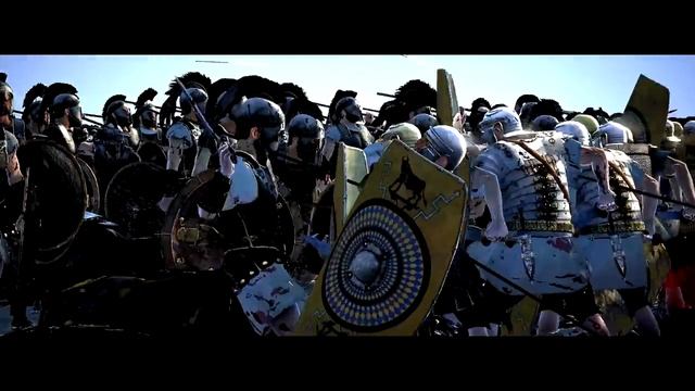 20 000 Легионеров Рима VS 10 000 Мирмидонцев - Cinematic Battle - Total War Rome