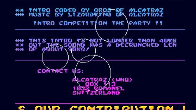 Amiga 40k Intro : Crunch'o'Matic / Alcatraz (1992) смотреть онлайн