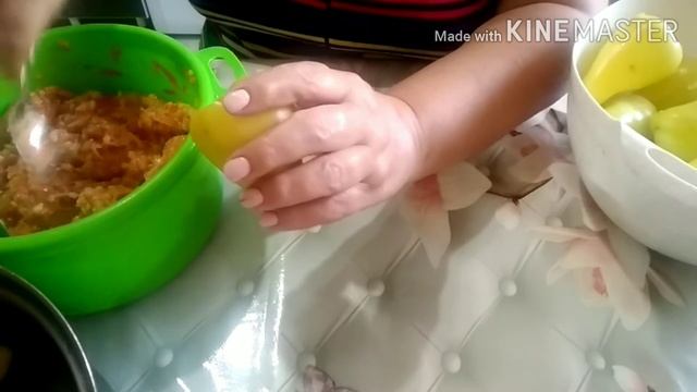 #Перецфаршированный# Перец фаршированный мясной фарш.