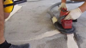 Шлифовка пола алмазной чашкой HILTI на DG 150 перешлифовываем трещины. Новосибирск ✌️