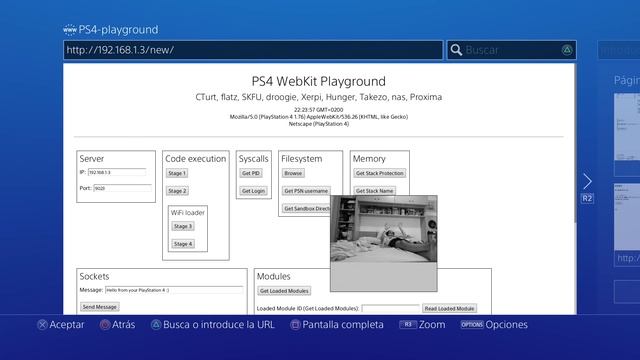 PlayStation 4 homebrew execution PlayStation 4 Camera POC смотреть онлайн