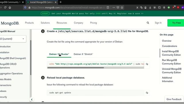 OMG MONGODB INSTALL IN LINUX VERY EASY STEP| HOW TO INSTALL MONGODB IN LINUX| THE FUTURE OF DATABAS смотреть онлайн