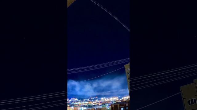 Северное Сияние видео над Мурманском Россия Aurora Village #auroravillage #северноесияние #polar