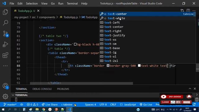 Populate Table App with React Hooks & Tailwindcss for beginners - React Micro Project