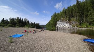 река Унья (Коми) 2ч_ Начинается скальник _ Жареха хариуса