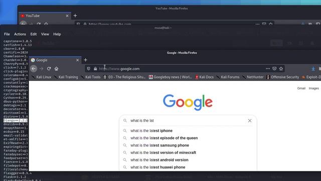 How to check if you have Python Django installed on your Kali Linux