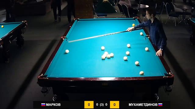 Марков - Мухаметдинов. Челябинск 2019. Кубок Уральской Лиги Бильярда по пирамиде смотреть онлайн