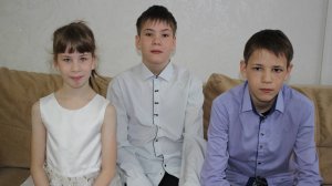 Дмитрий, 14 лет, Никита, 12 лет, Софья, 10 лет (видео-анкета)